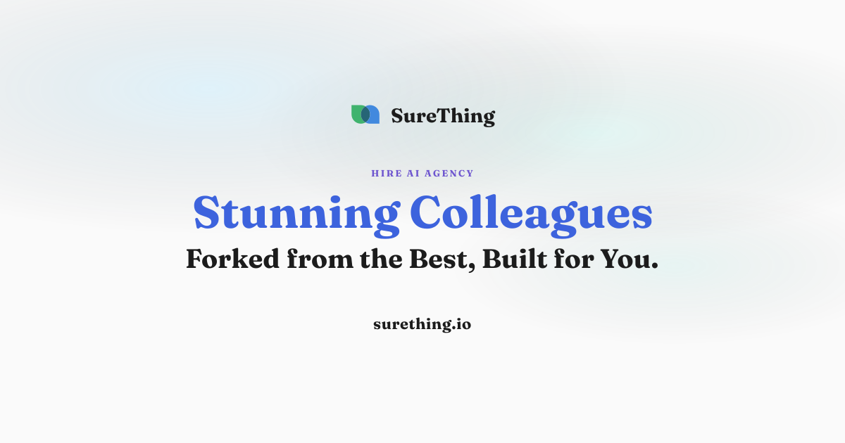 SureThing product screenshot