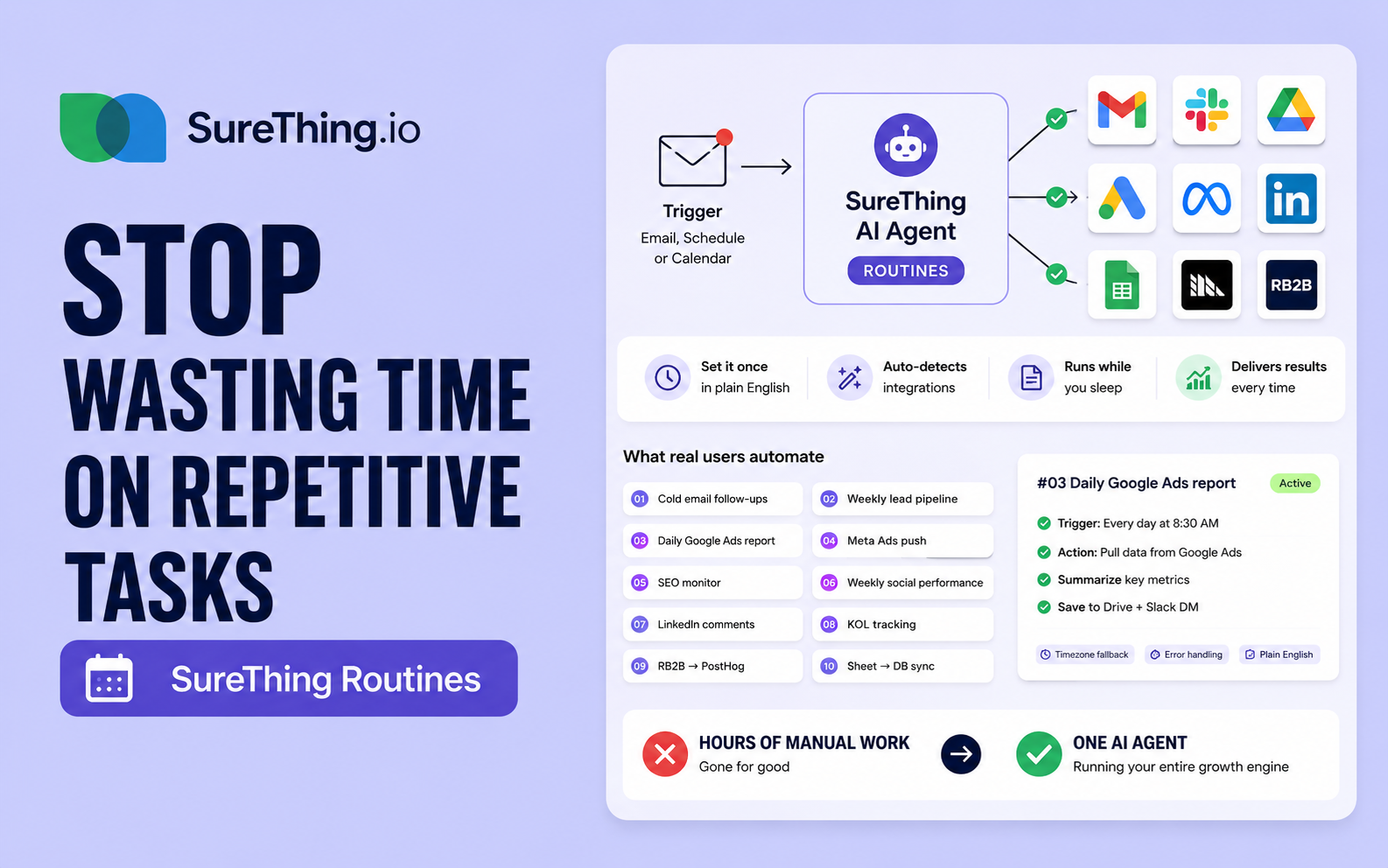How One Operator Runs 32 Routines Without Hiring